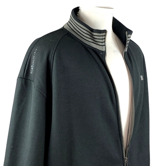 Ecko Unltd Echo Unlimited Black Zip Up Bomber Jacket size 3X - Picture 4 of 16